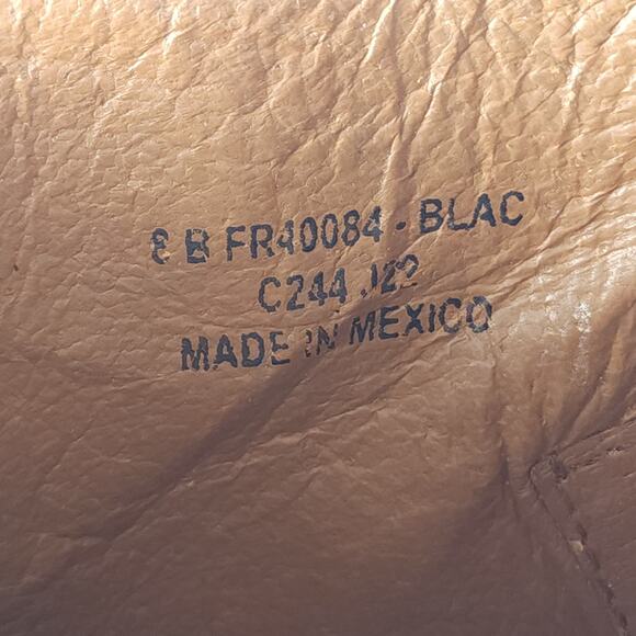 Frye Women's Ray Seam US8B Black Leather InSide Zip Ankle Booties Boots - Picture 13 of 16